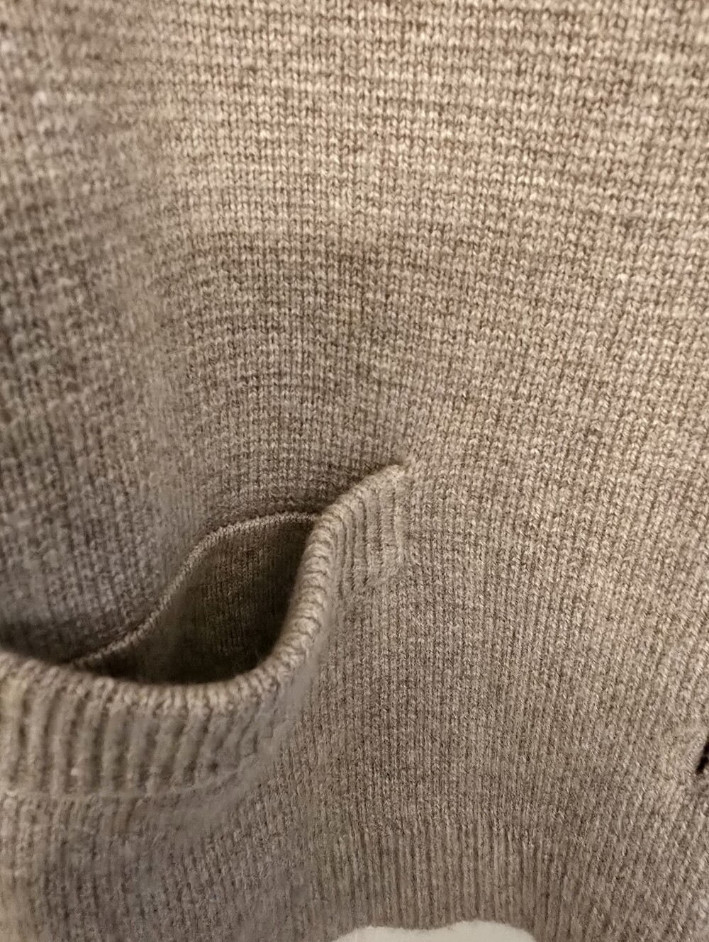 Jenni Kayne Cooper Cardigan, Wool & Cashmere - Taupe, Size M - Picture 9 of 13
